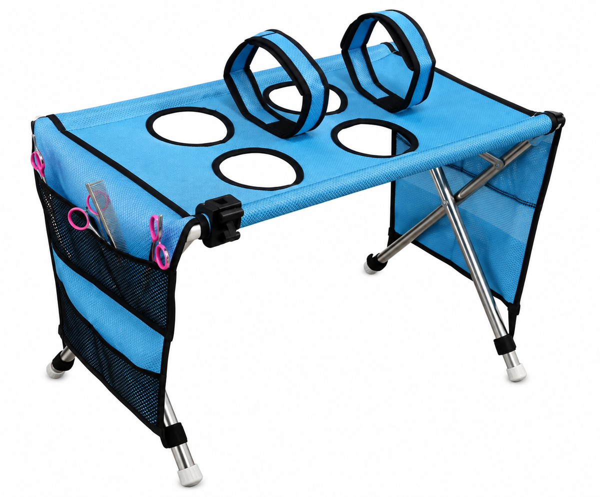 Crozly™ Mesa de Aseo Plegable 2 en 1 para Perros y Gatos