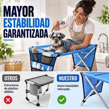 Crozly™ Mesa de Aseo Plegable 2 en 1 para Perros y Gatos
